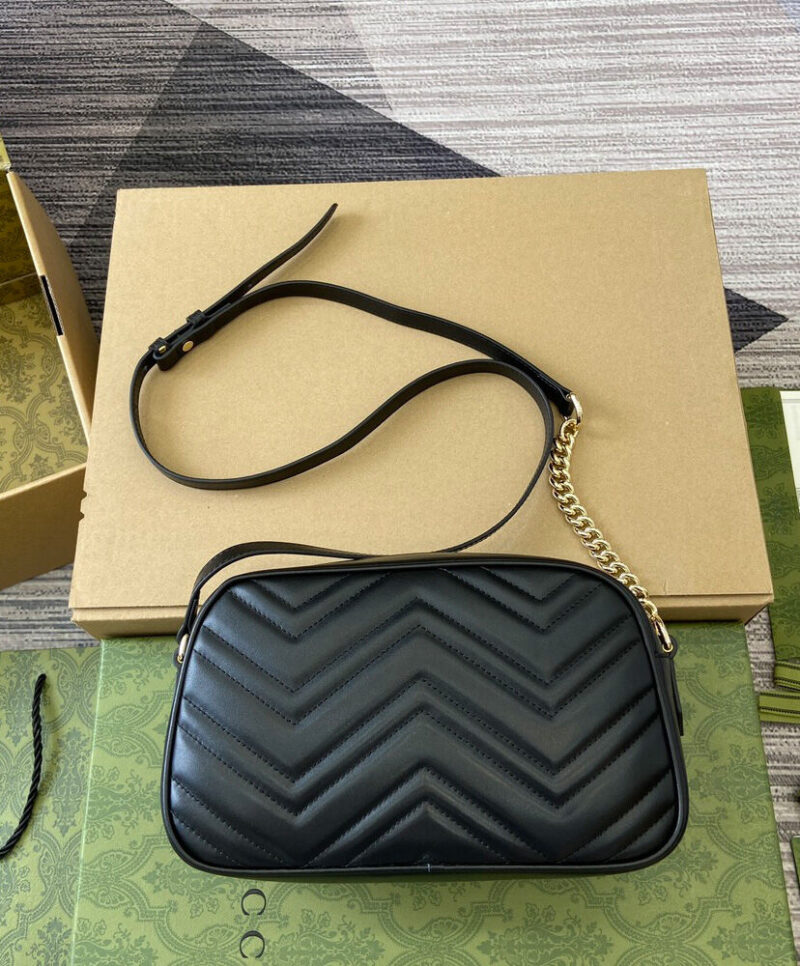 Gucci GG Marmont Small Shoulder Bag 798715 Black